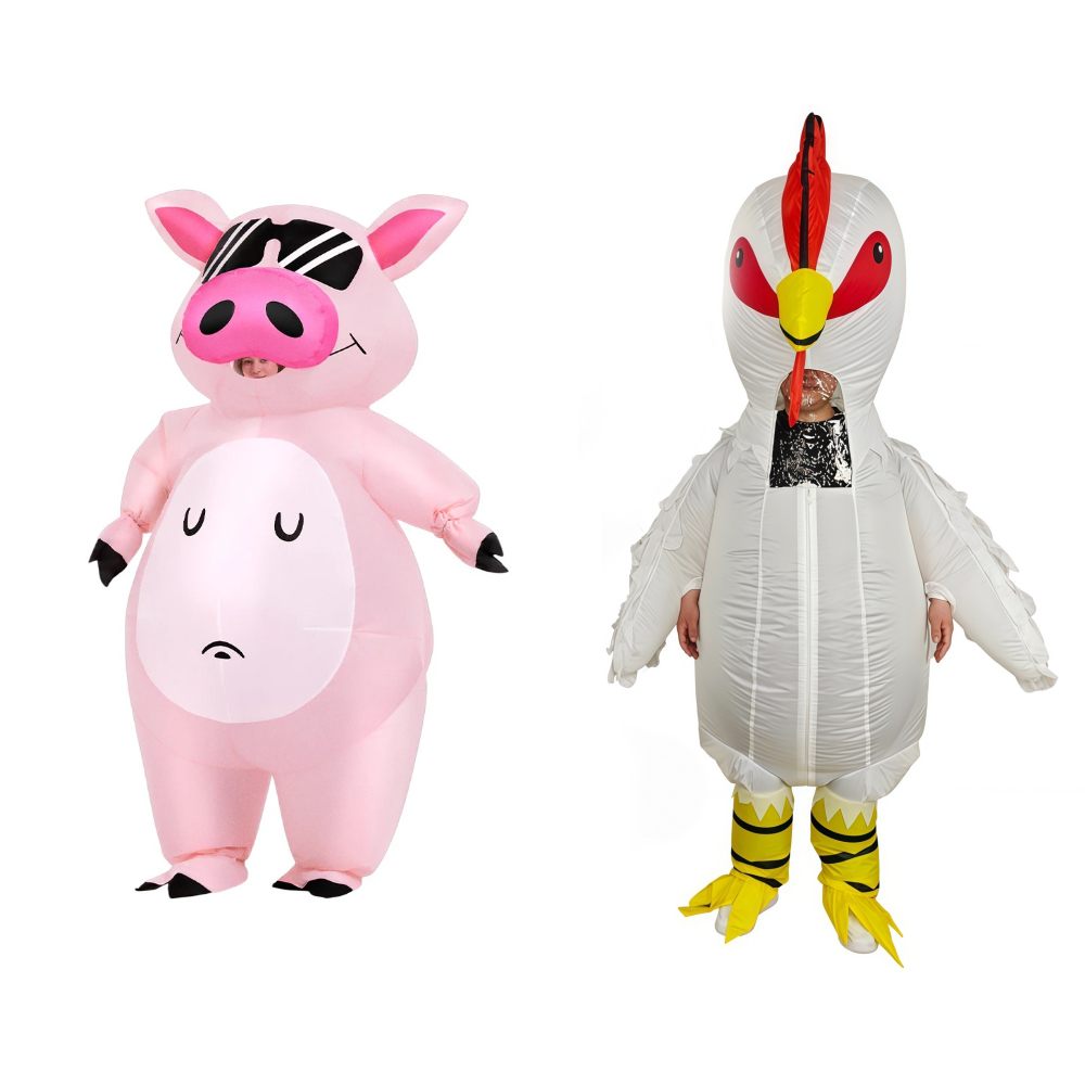 Suits - Costume gonflable de porcelet de dessin