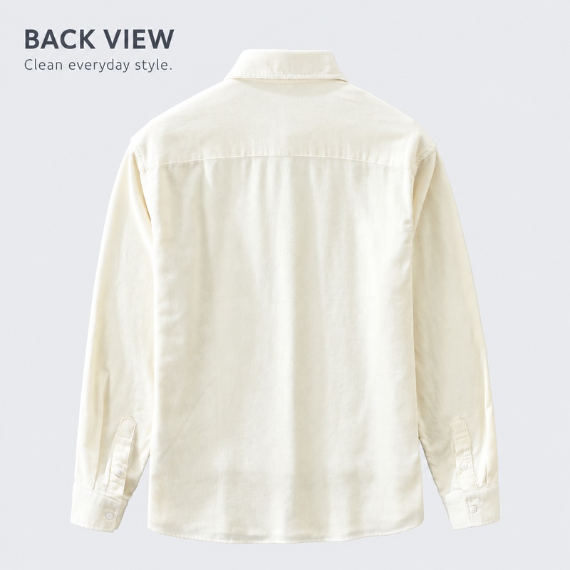 Chemise en velours côtelé 100  - Corduroy Button Up Shirt Men avis et prix