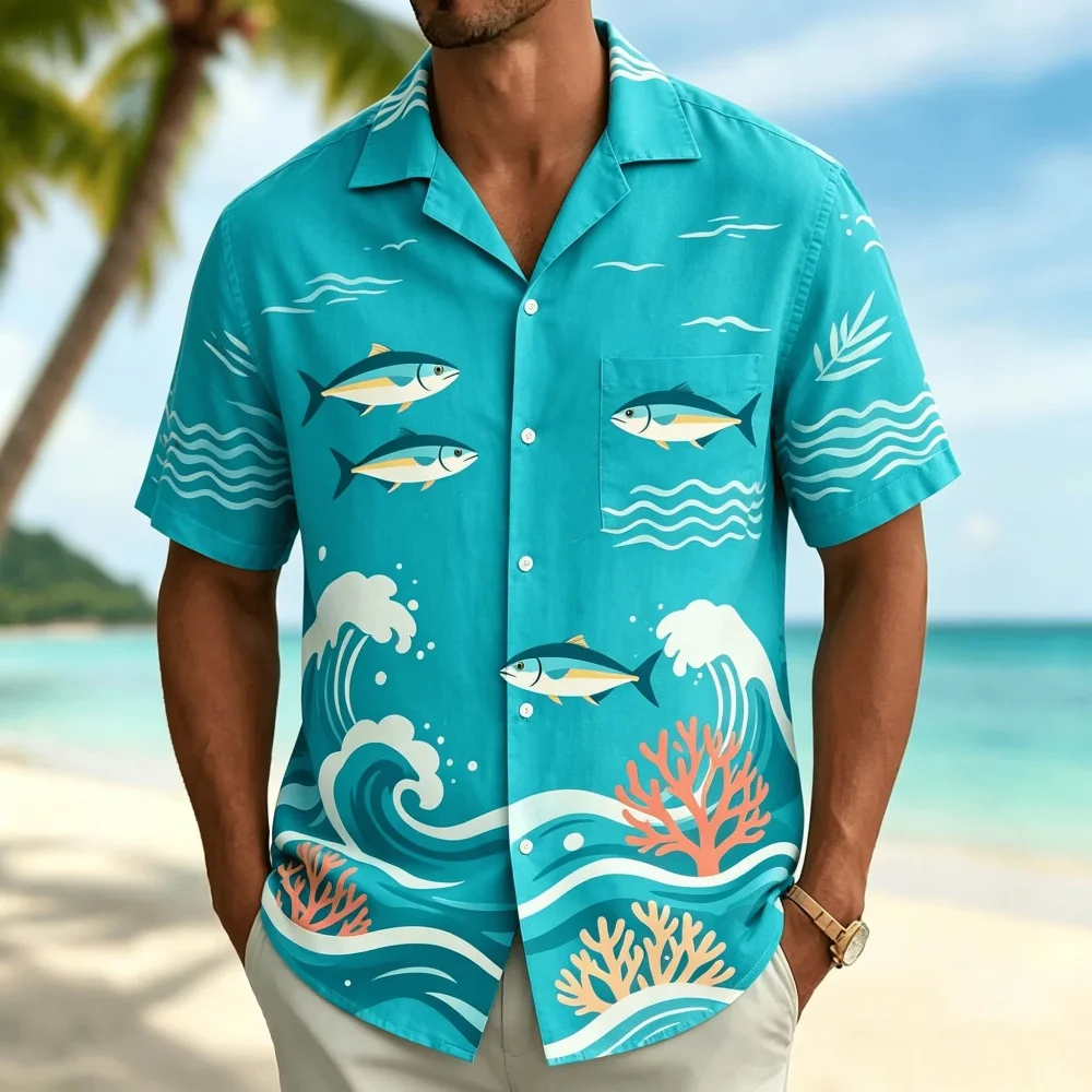 Chemise à manches courtes pour - Vintage Hawaiian Floral Shirt avis et prix