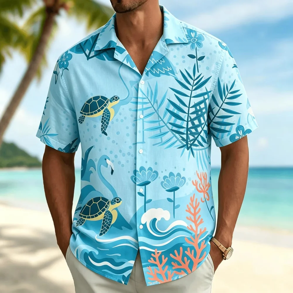 Chemise à manches courtes pour - Vintage Hawaiian Floral Shirt avis et prix