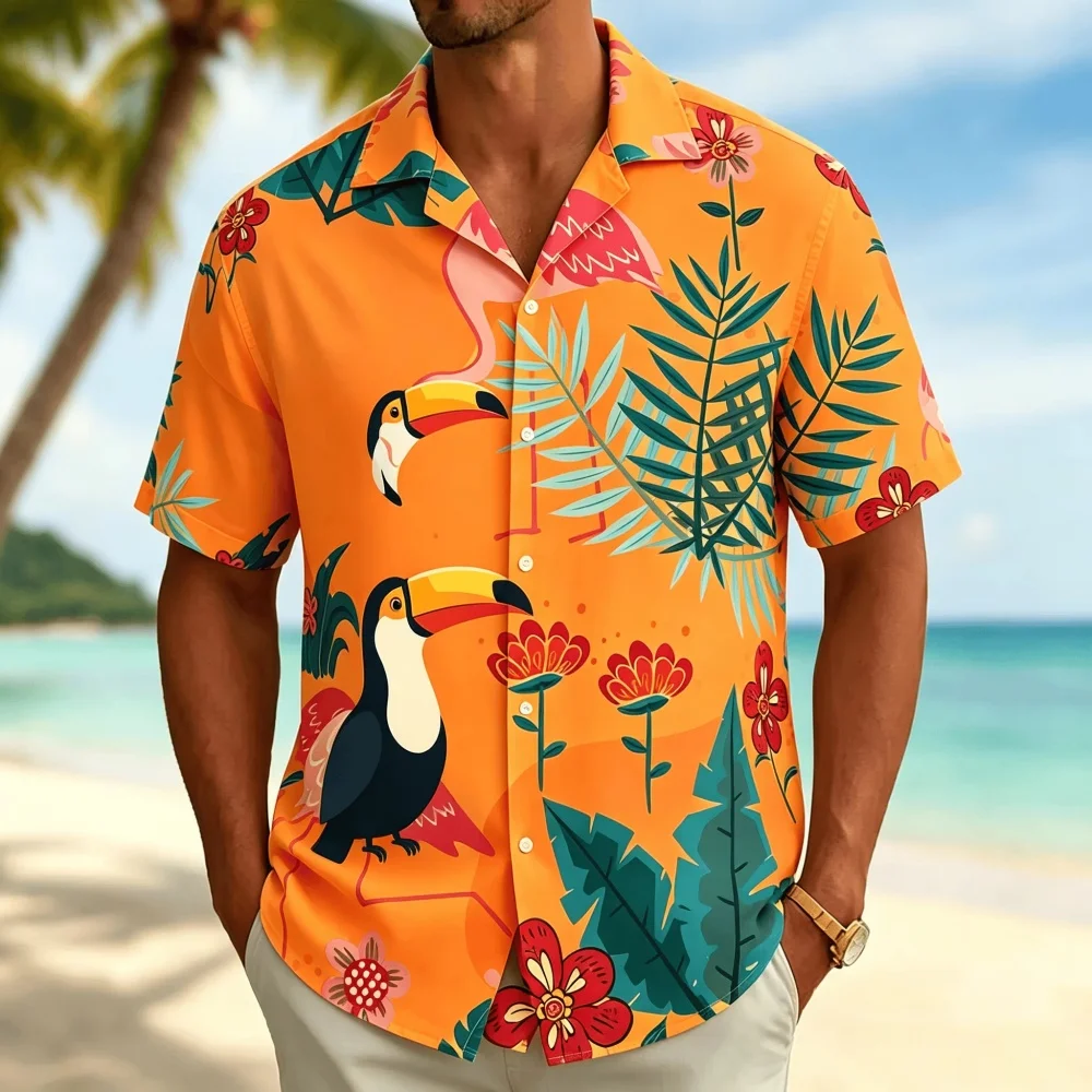 Chemise à manches courtes pour - Vintage Hawaiian Floral Shirt avis et prix